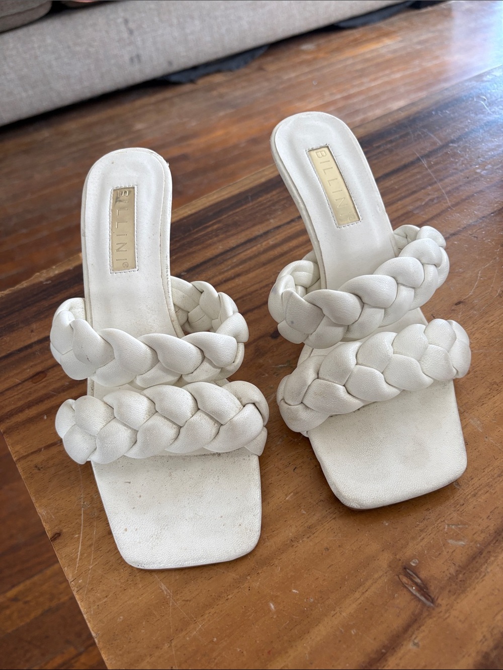 BILLINI Heels white size 7